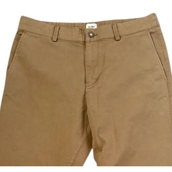 Flint and Tinder 365 Brown 5 Pocket Elastic Leg Pants Men’s Size 33 - Picture 2 of 8